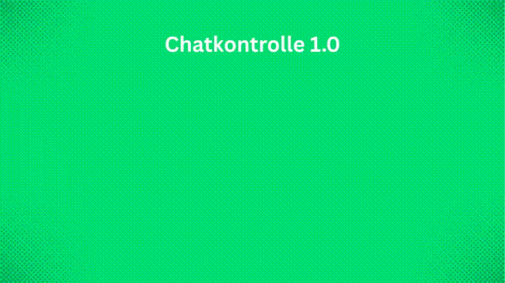 Lila Briefumschlag mit Logo der Reclaim-your-face-Kampagne neben Logo des europäischen Parlaments. Darunter Schriftzug: Nein zur massenhaften Überwachung unserer Nachrichten durch Big Tech!